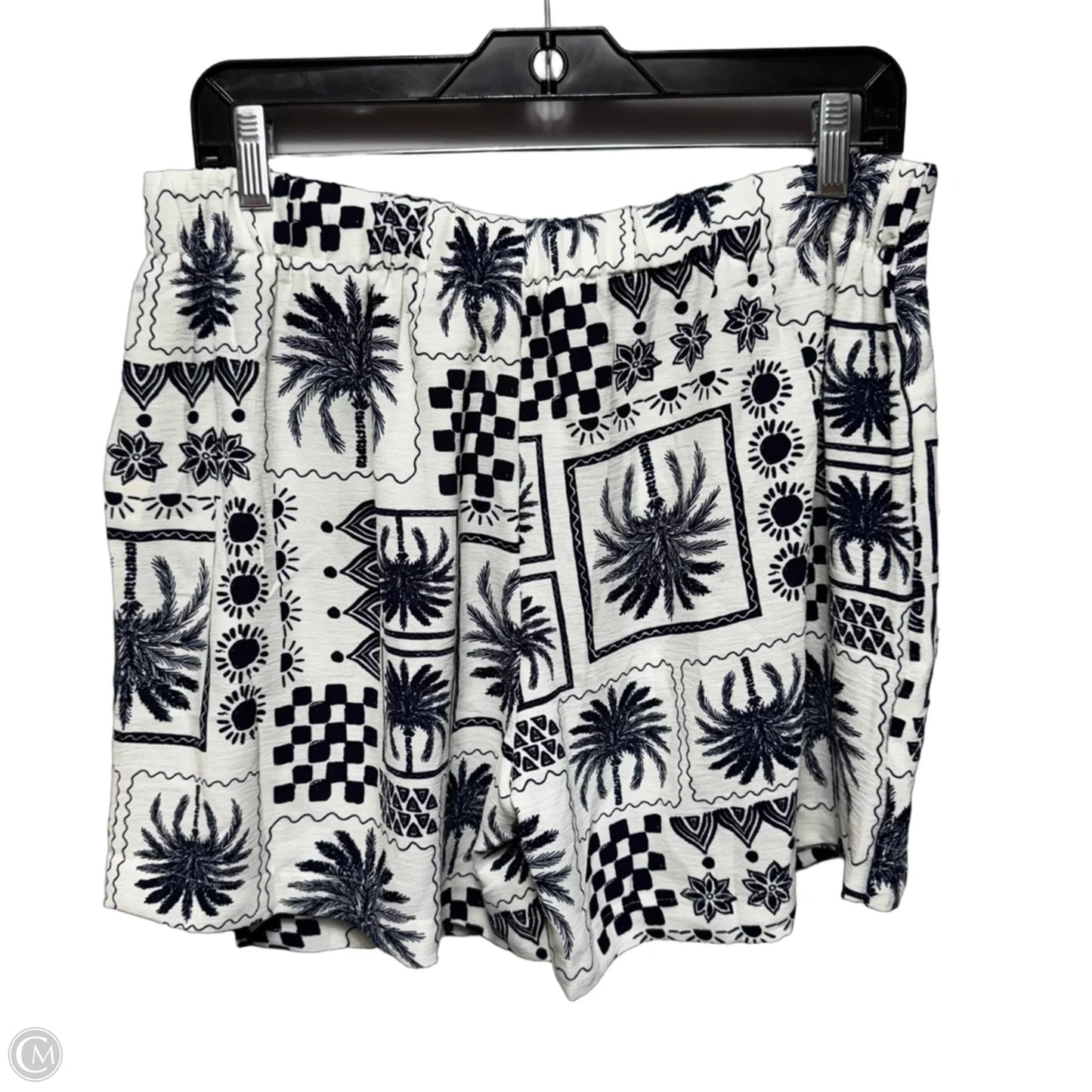 Skort By Monteau In Tropical Print, Size: Xl