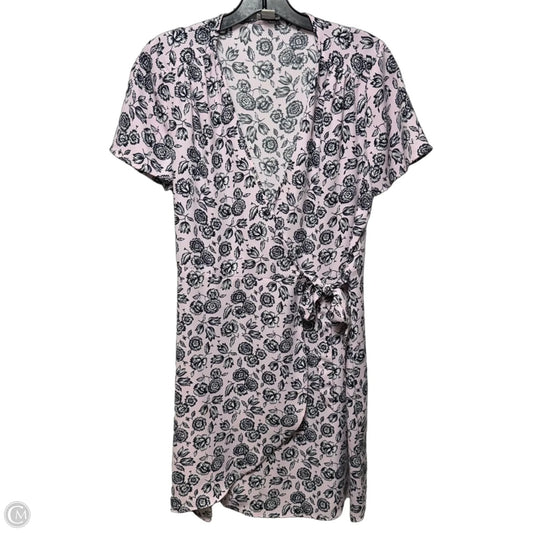 Wrap Dress Casual Short By J. Crew In Floral Print, Size: 6