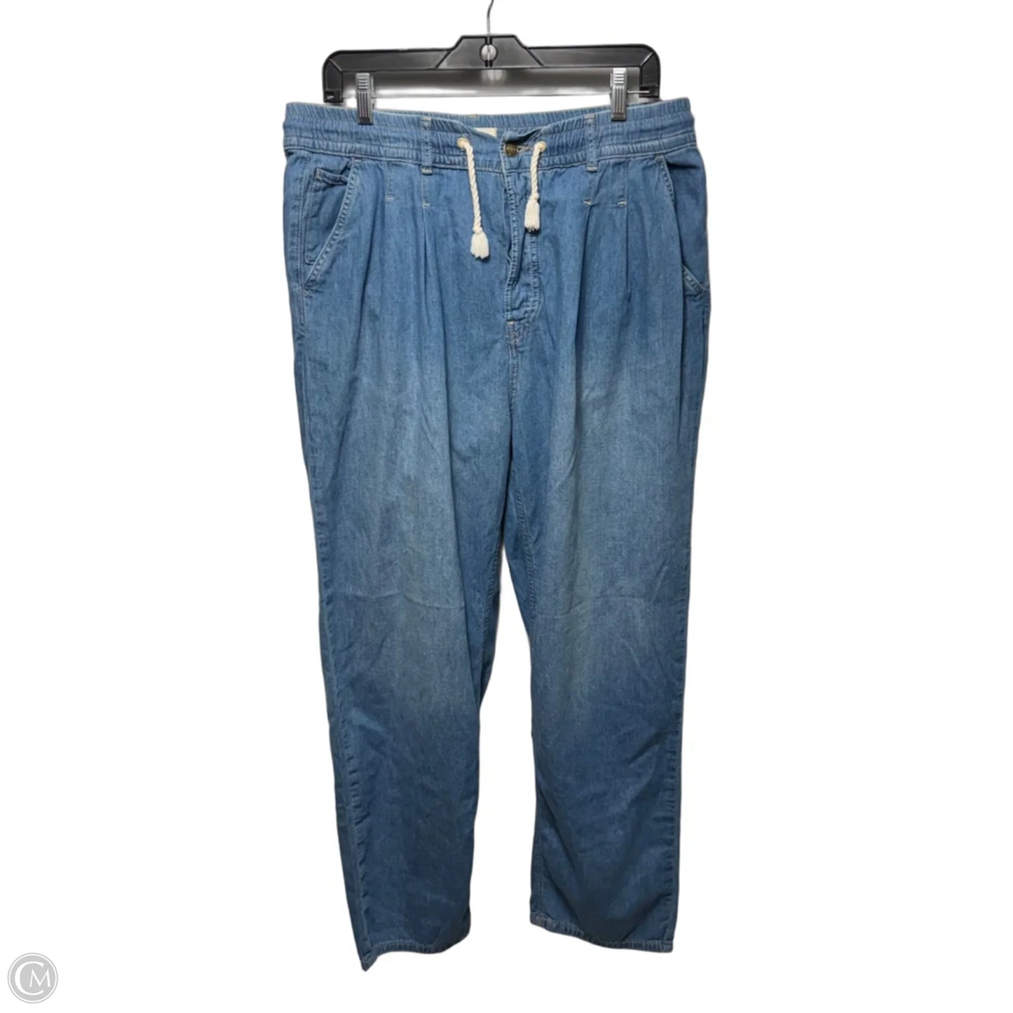Jeans Wide Leg By We The Free In Blue Denim, Size: L
