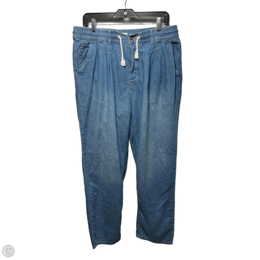 Jeans Wide Leg By We The Free In Blue Denim, Size: L