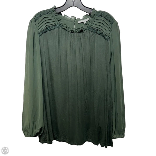 Top Long Sleeve By Daniel Rainn In Green, Size: 3x