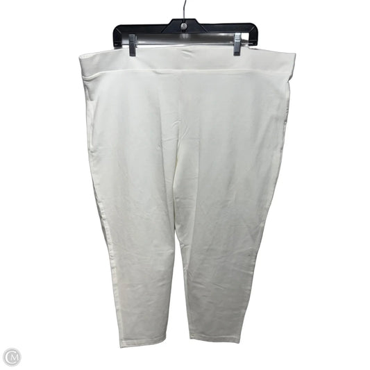 Leggings Cropped By Torrid In Cream, Size: 4x