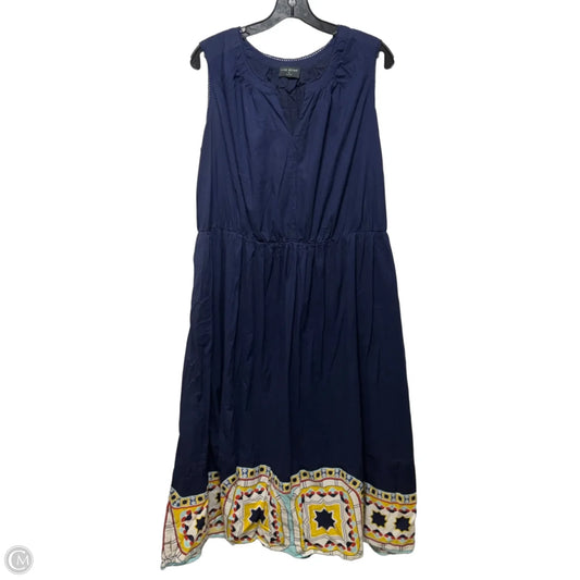 Dress Casual Maxi By Lane Bryant In Navy, Size: 22