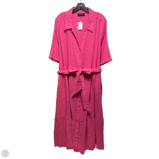 Dress Casual Maxi By Lane Bryant In Pink, Size: 22/24