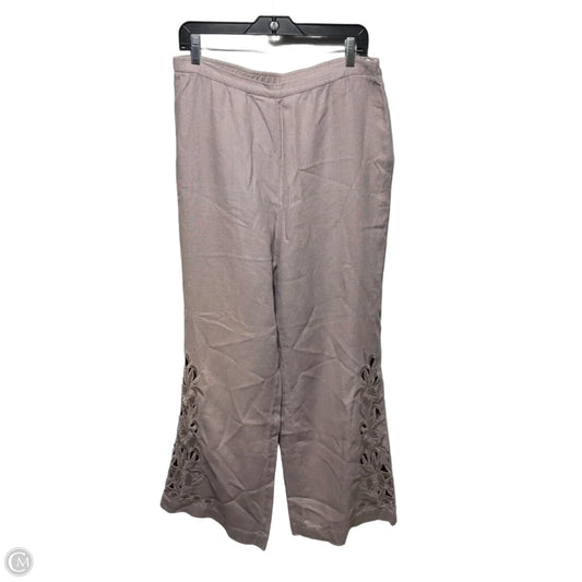 Pants Linen By Soft Surroundings In Mauve, Size: M