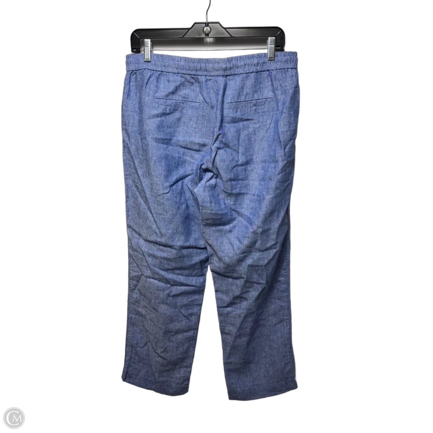 Linen Pants Lounge By Rafaella In Blue, Size: L