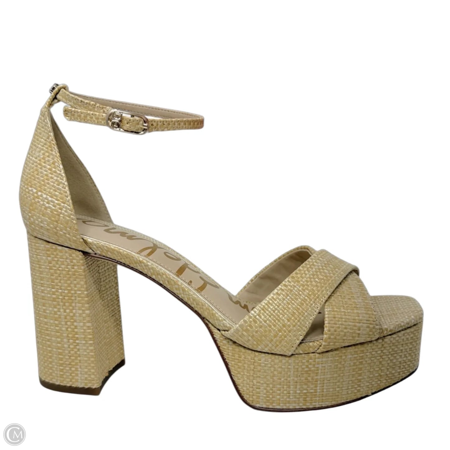 Jullian Platform Sandals By Sam Edelman In Tan, Size: 8