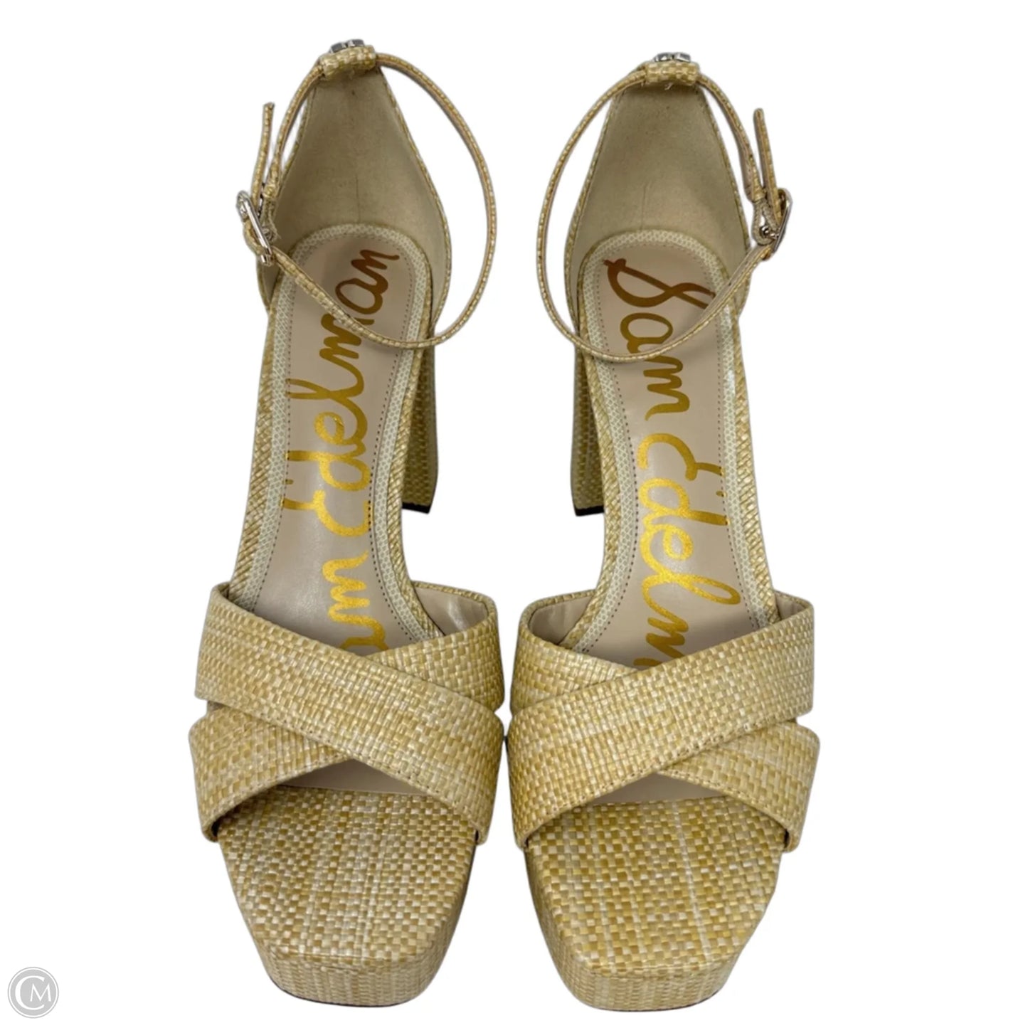 Jullian Platform Sandals By Sam Edelman In Tan, Size: 8