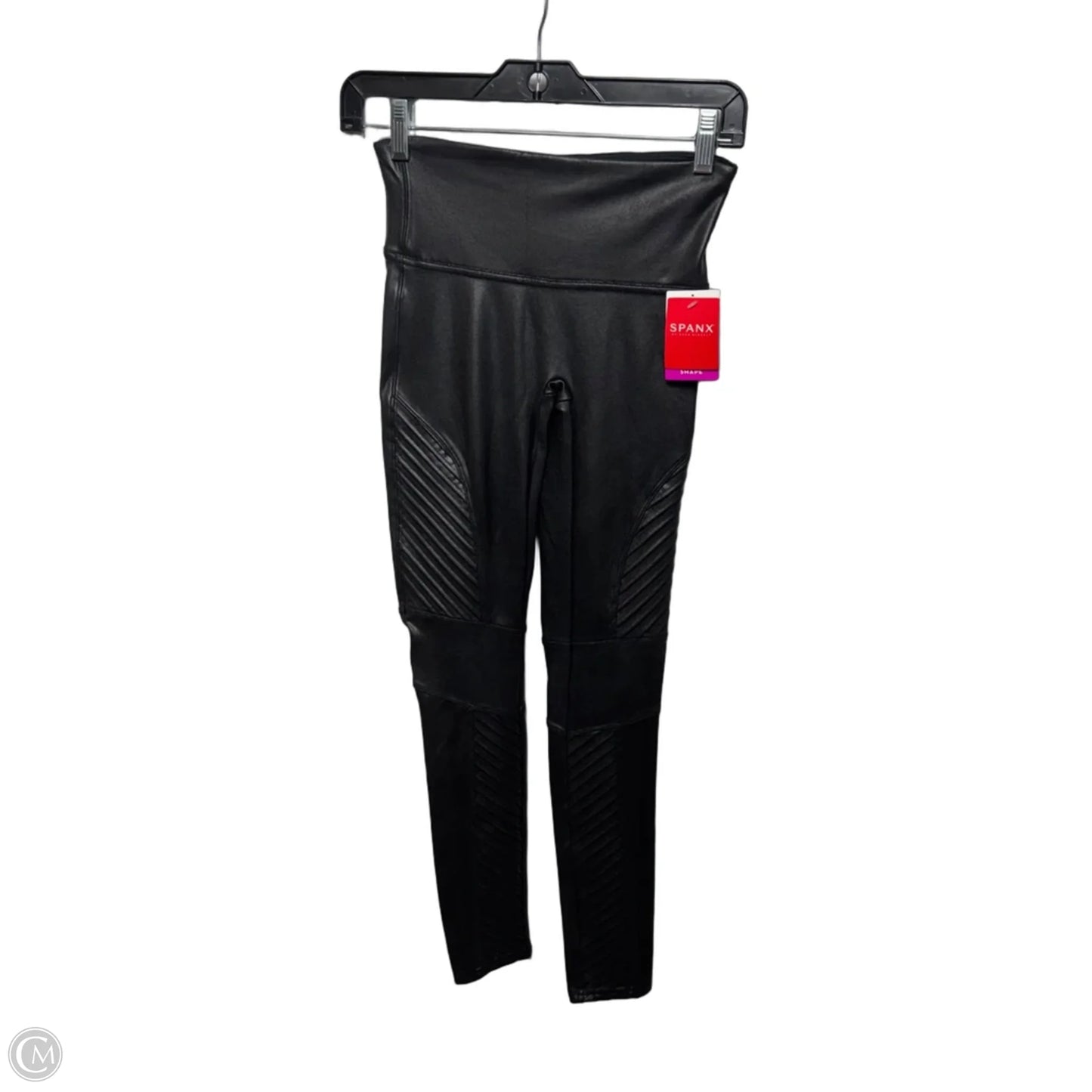 Moto Leggings By Spanx In Very Black, Size: S