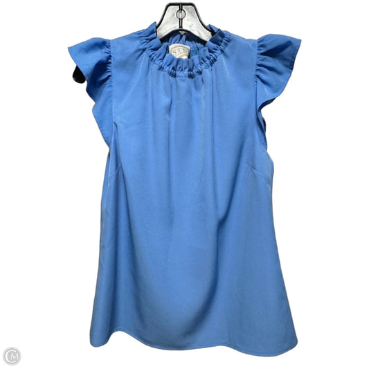 Top Short Sleeve By Sail To Sable In Blue, Size: Xs
