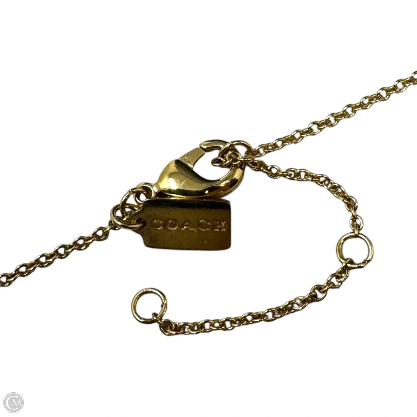Signature Stone Necklace Designer By Coach