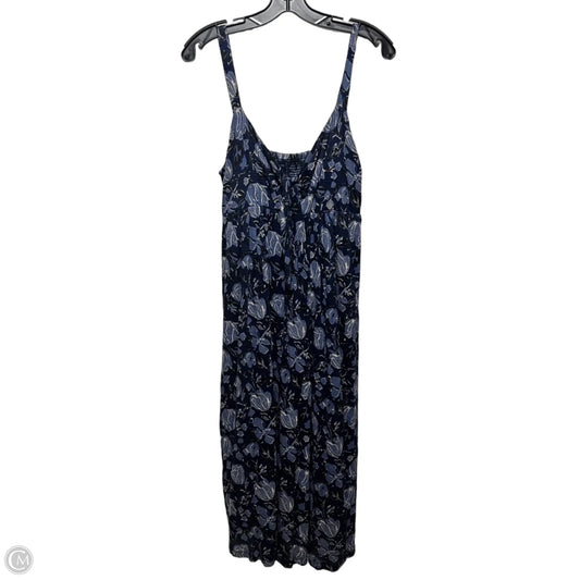 Dress Casual Midi By Lucky Brand In Floral Print, Size: M