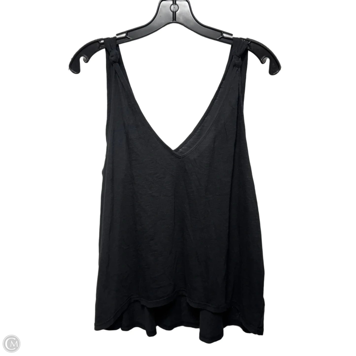 Shine Knot Tank By Anthropologie In Black, Size: L