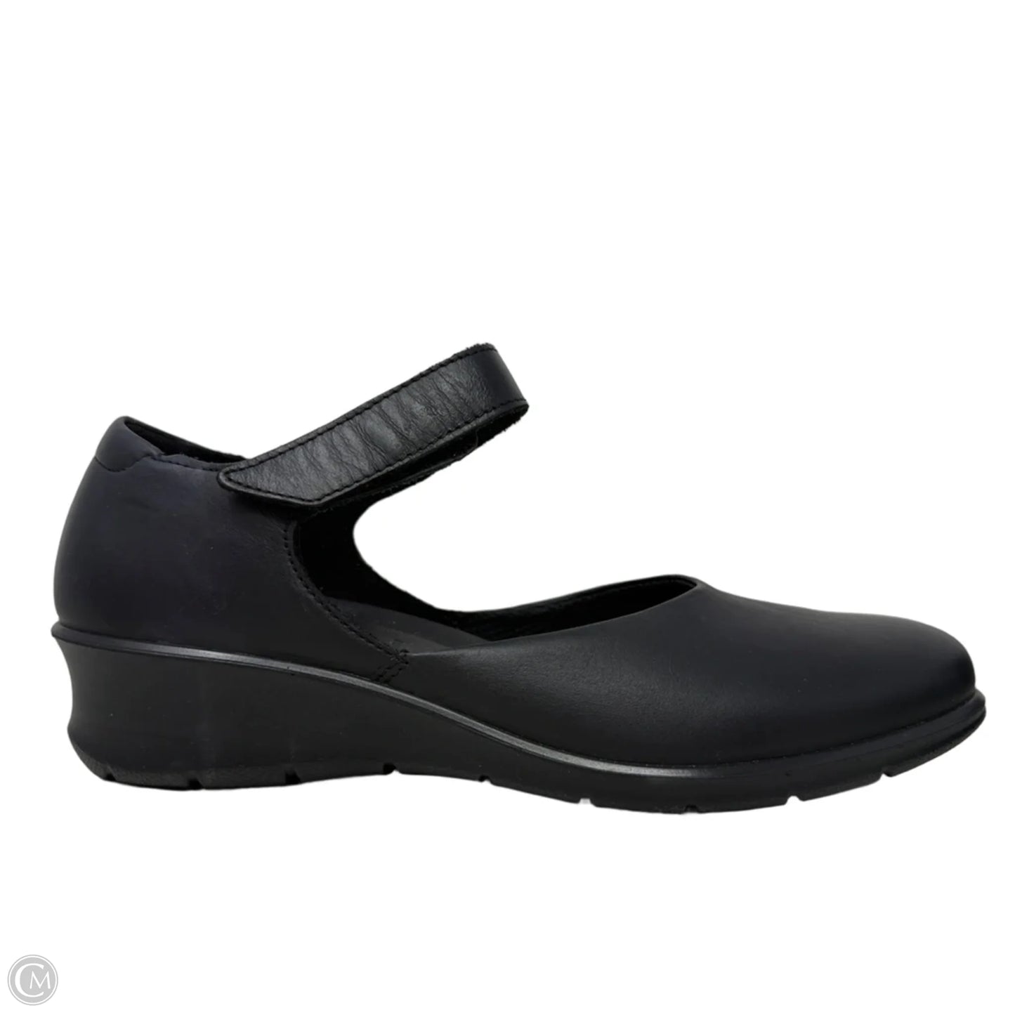 Felicia Water Resistant Mary Janes By Ecco In Black, Size: 8.5 (39)