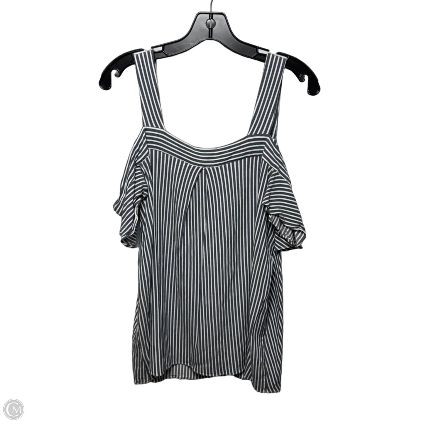Top Short Sleeve By Gibson And Latimer In Striped Pattern, Size: Xl
