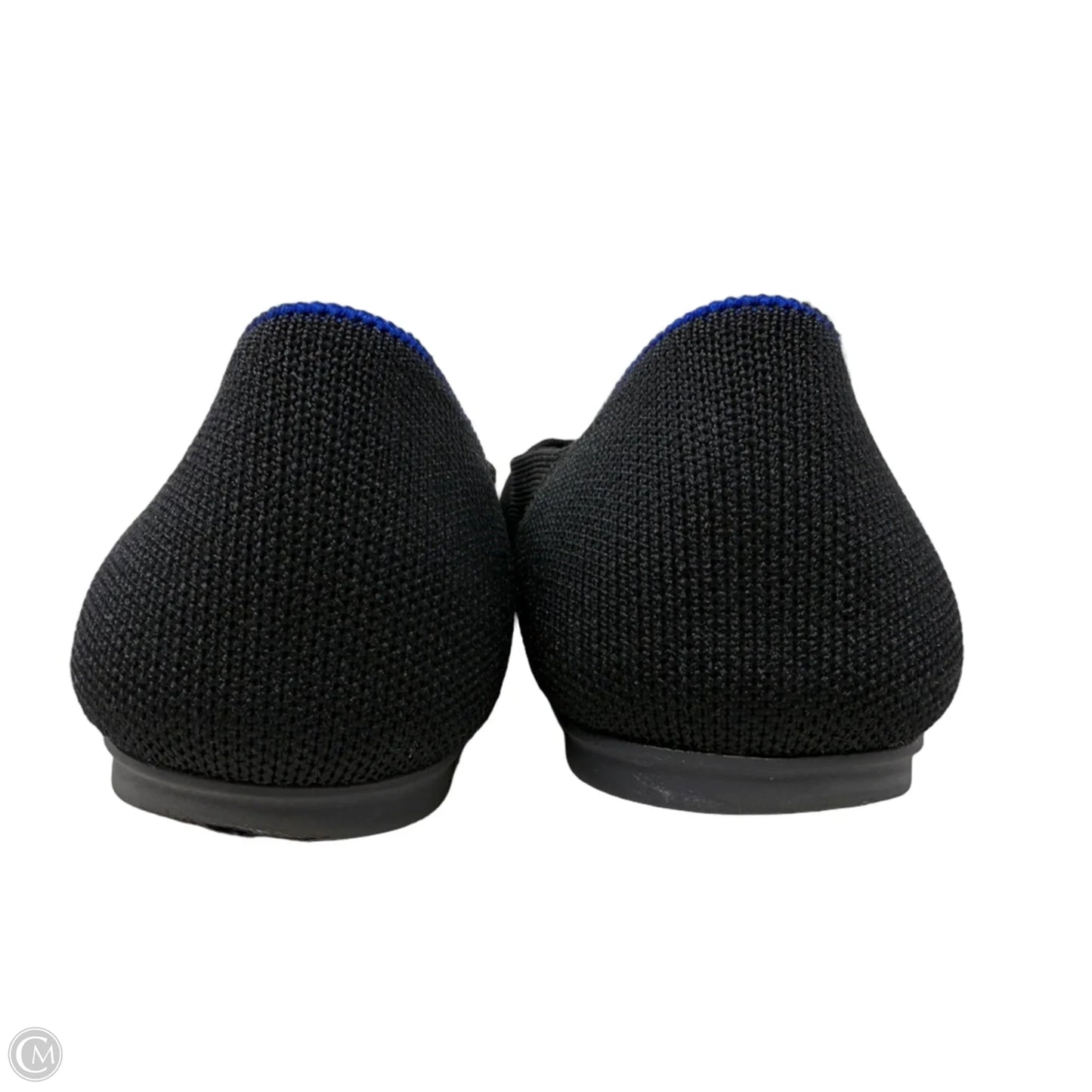 The Square Flats By Rothys In Tuxedo Black & Cream, Size: 9