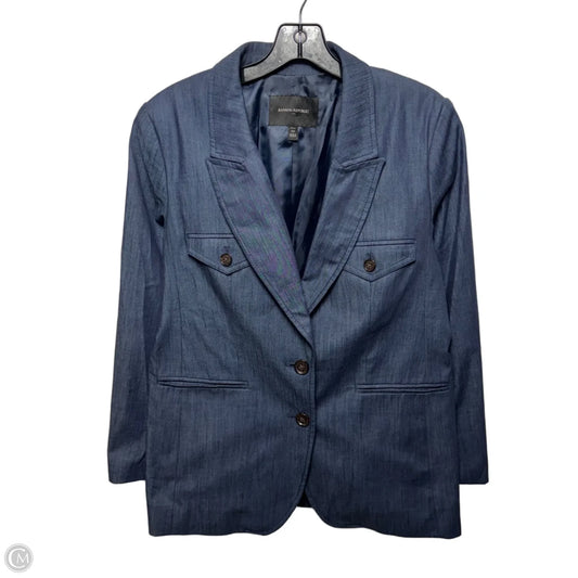Blazer By Banana Republic In Blue, Size: 10 Petite