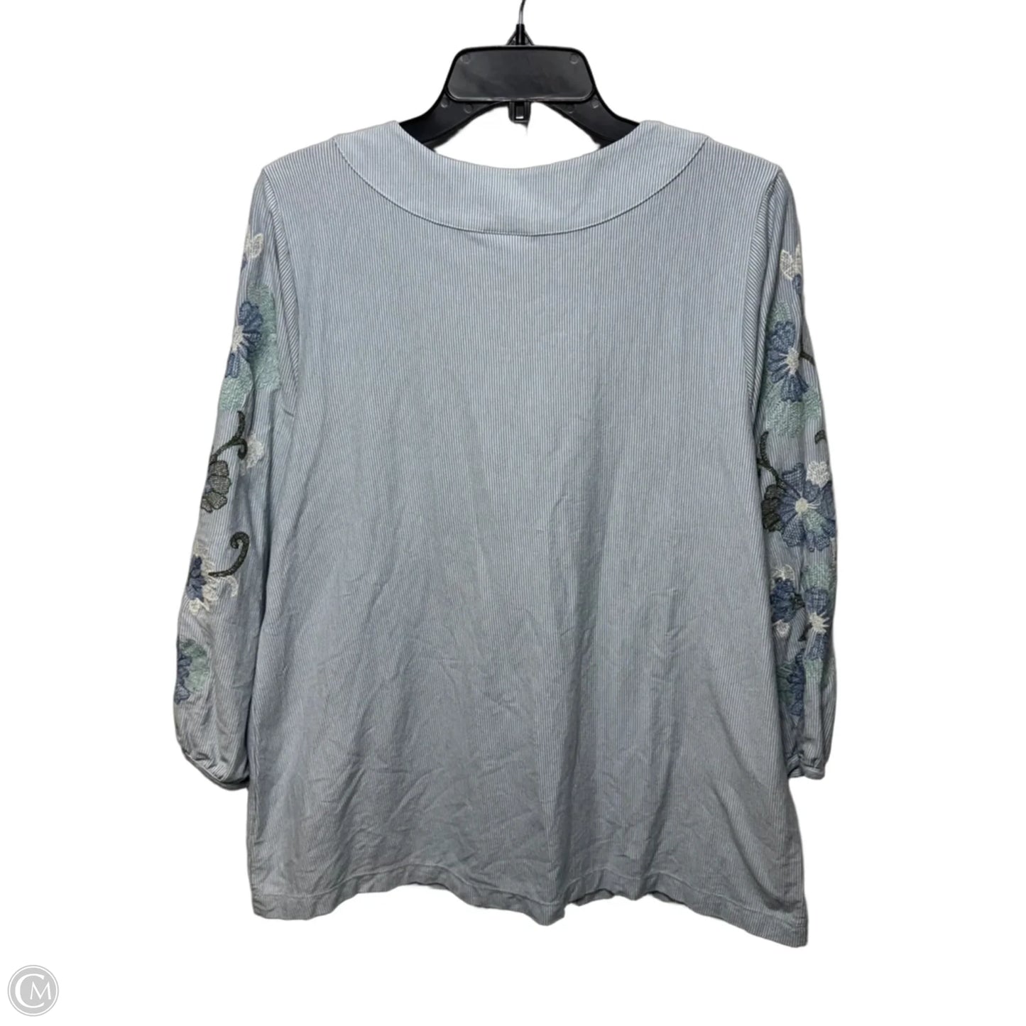 Top Long Sleeve By J. Jill In Floral Print, Size: M Tall