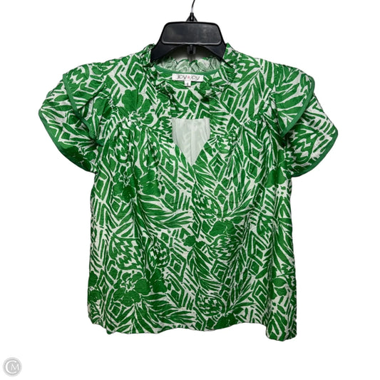 Top Short Sleeve By Joy Joy In Floral Print, Size: S