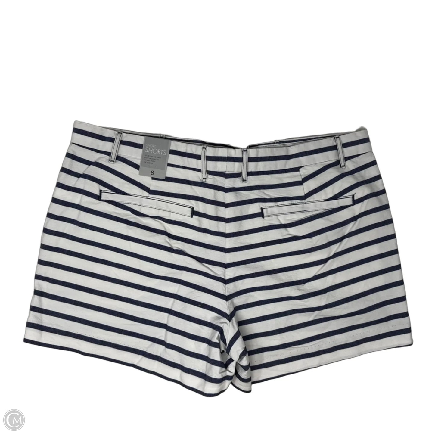3 1/4” Inseam Short Shorts By Gap In Striped Pattern, Size: 8