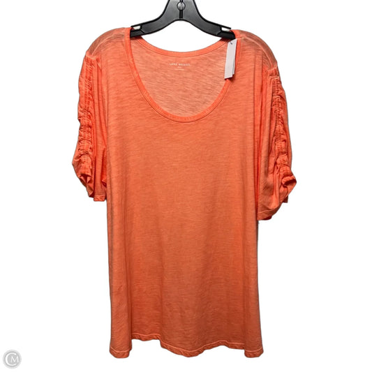 Top Short Sleeve By Lane Bryant In Orange, Size: 22
