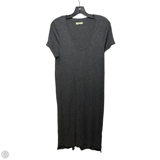 Dress Casual Maxi By Madewell In Grey, Size: L