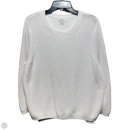 Sweater By Crown And Ivy In White, Size: Xl