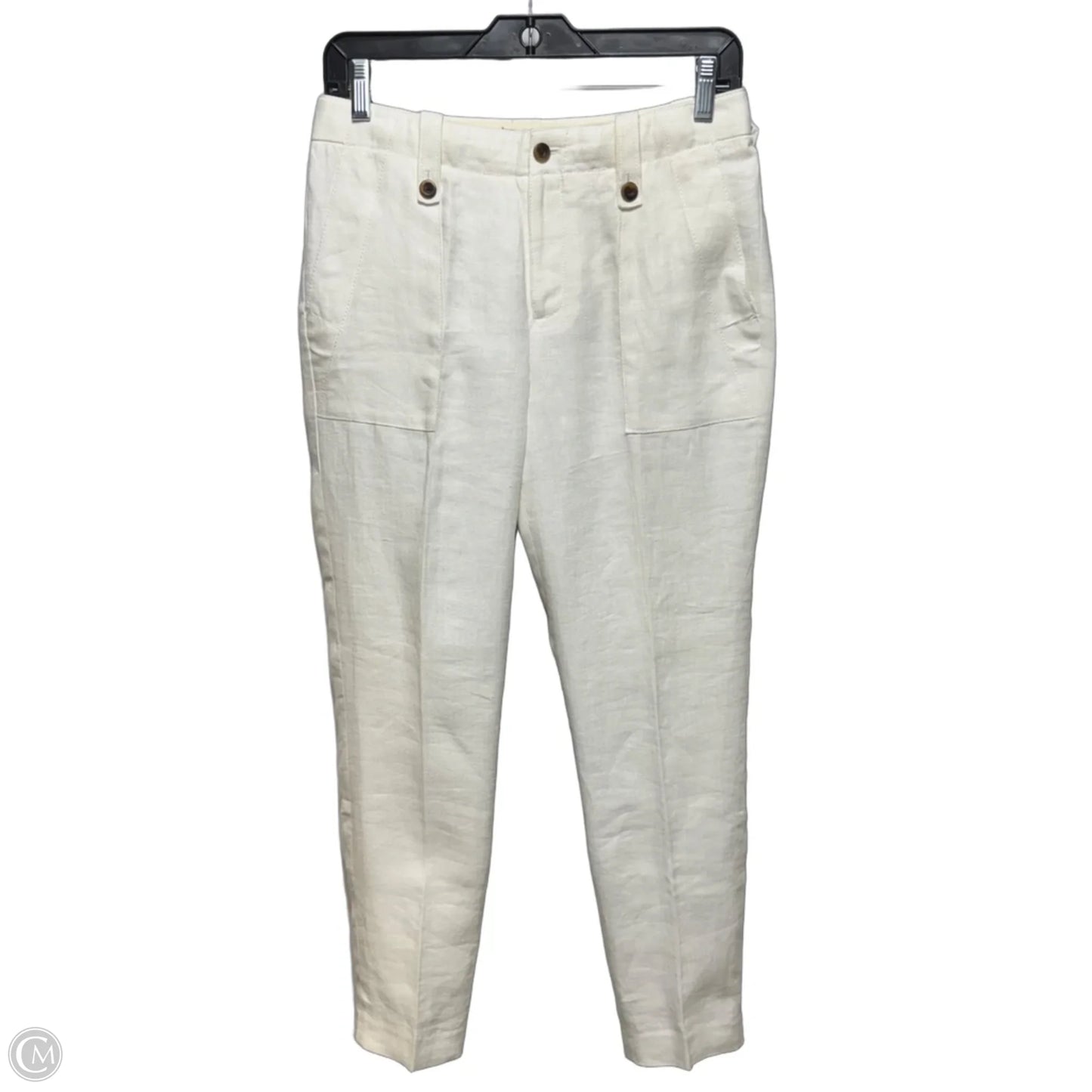 Pants Linen By J. Crew In White, Size: 0