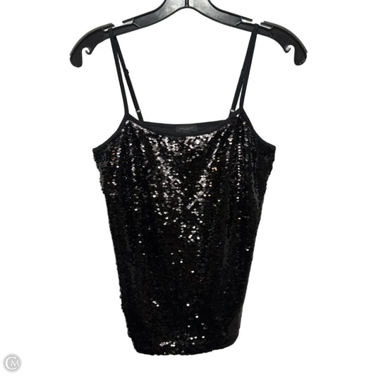 Sequin Top Sleeveless By Ann Taylor In Black, Size: S