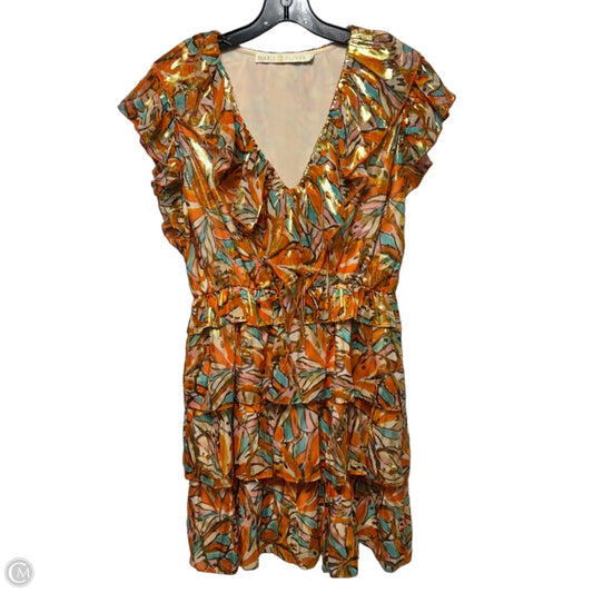 Una Dress Casual Short By Marie Oliver In Gold, Size: S