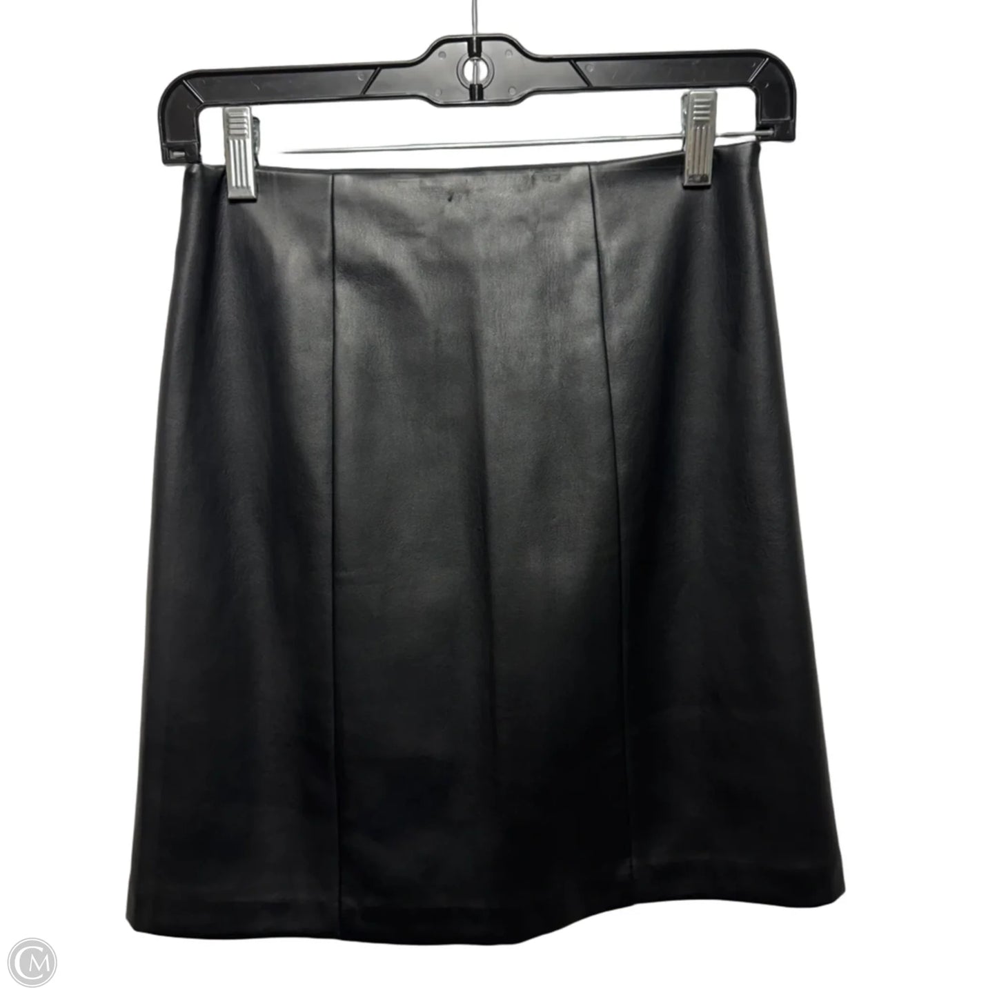 Faux Leather Skirt Mini & Short By Loft In Black, Size: 0
