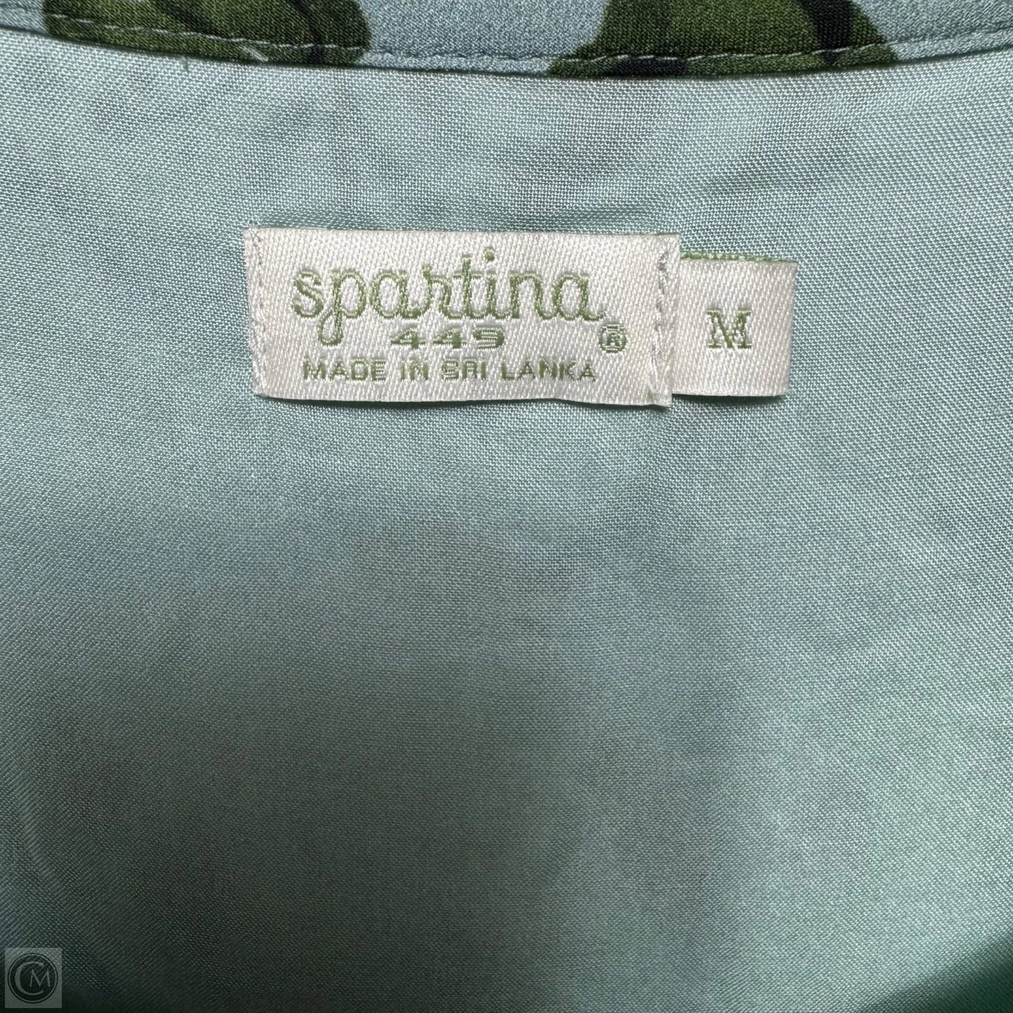 Andrea Midi Dress By Spartina In Serpentine Foliage Pesto, Size: M