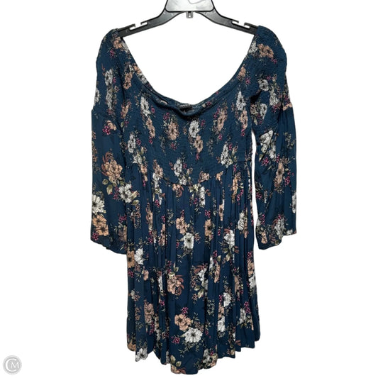 Smocked Bust Off Shoulder Dress Casual Short By Torrid In Floral Print, Size: 2x