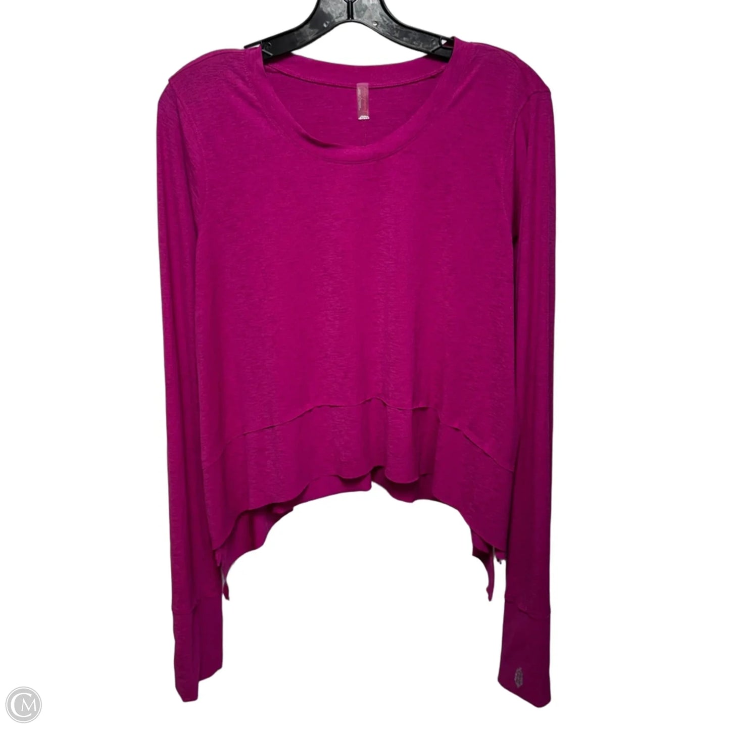 Top Long Sleeve By Free People In Pink, Size: L