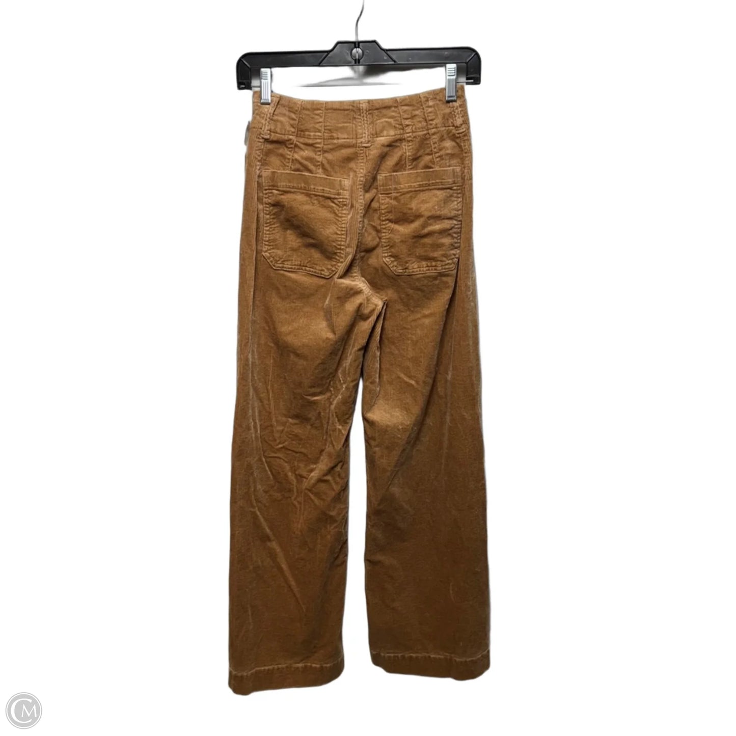 The Colette Full Length Pants Corduroy By Maeve In Tan, Size: 0/25