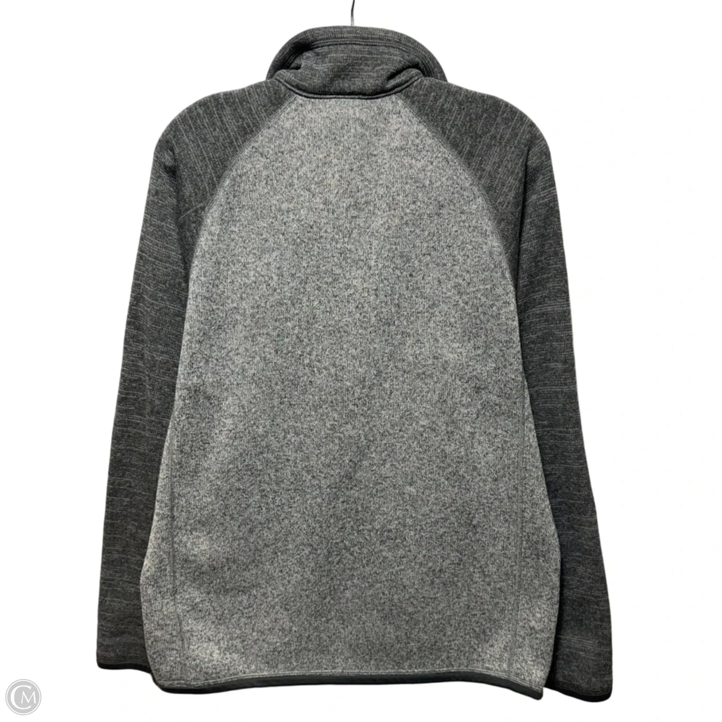 Athletic Jacket By Patagonia In Grey, Size: M