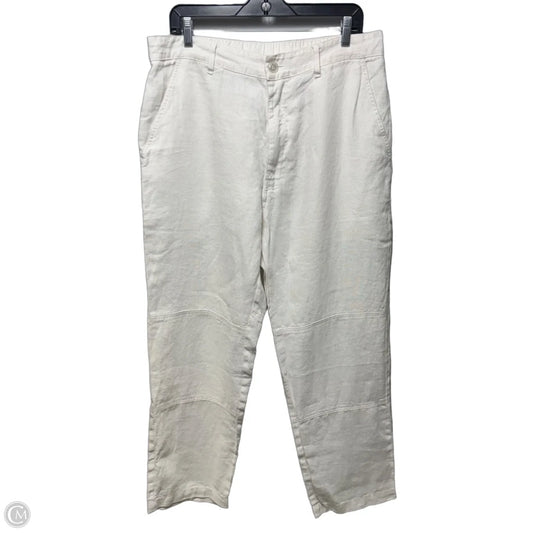 MEN’S Linen Suit Pants By Richardson In White, Size: MEN’S XL
