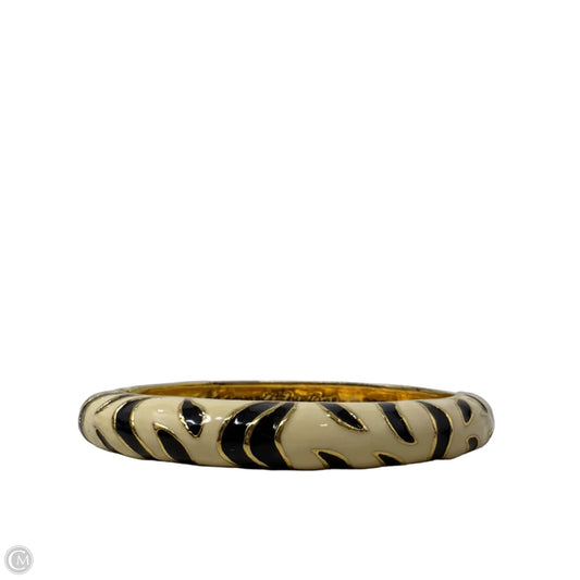 2006 Zebra Enamel Bangle Bracelet By Kenneth Jay Lane