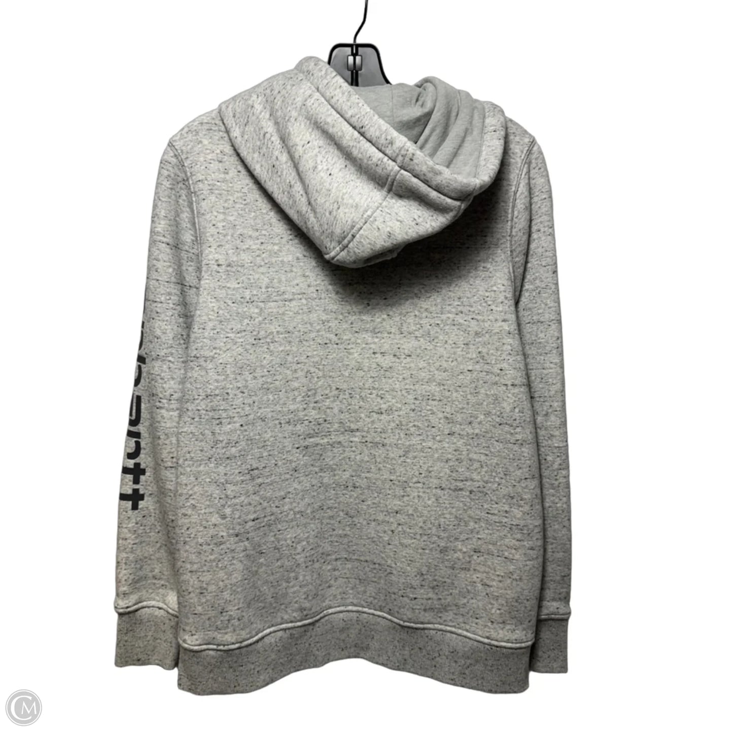 Sweatshirt Hoodie By Carhartt In Grey, Size: M