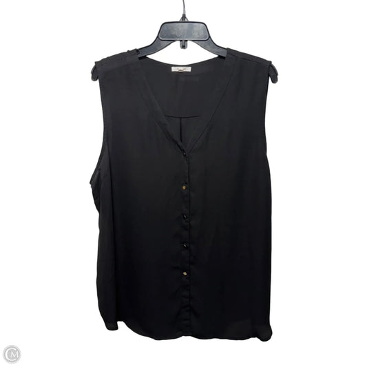 Top Sleeveless By Maurices In Black, Size: 2x
