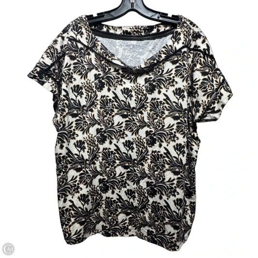 Top Long Sleeve By Lane Bryant In Floral Print, Size: 20
