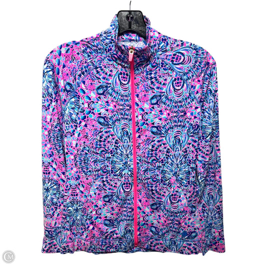 Top Long Sleeve Designer By Lilly Pulitzer Luxletic In Multi-colored, Size: XXS