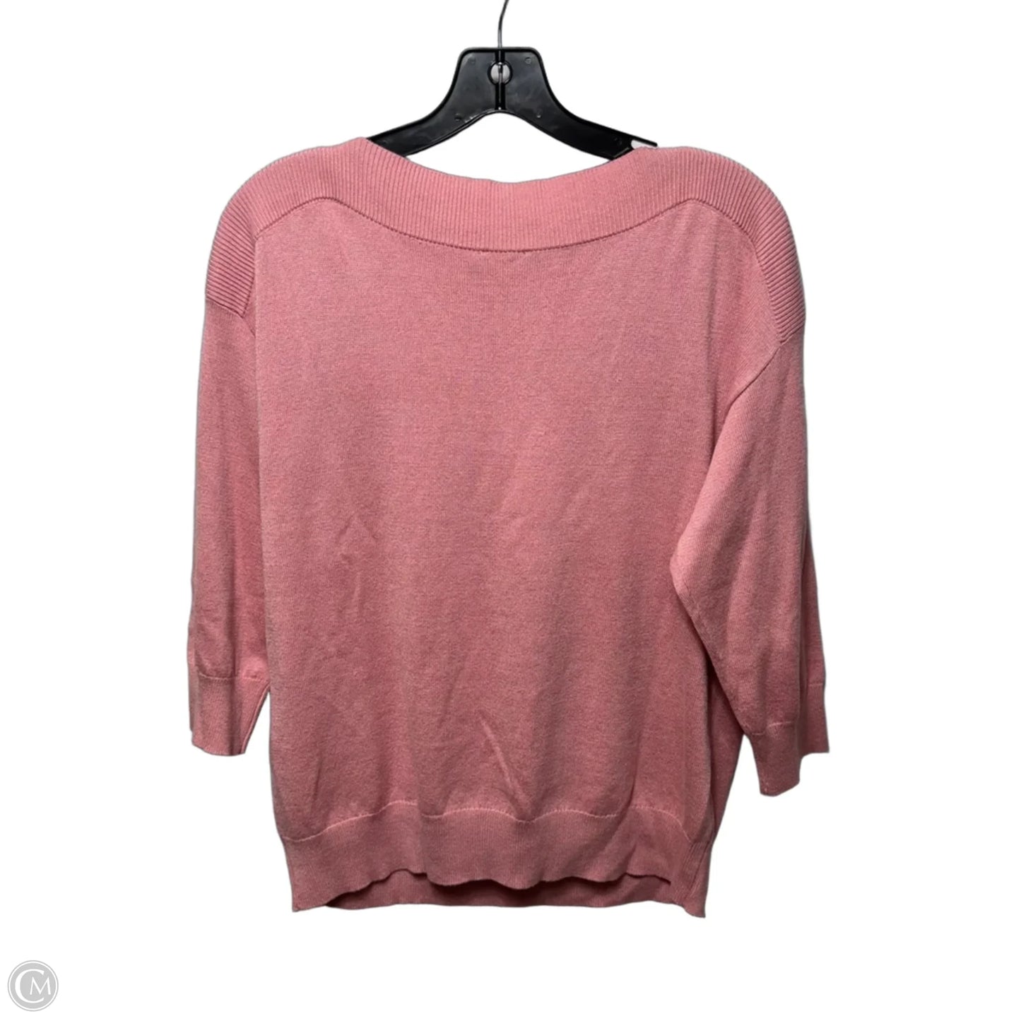 Sweater By Chicos In Pink, Size: 8