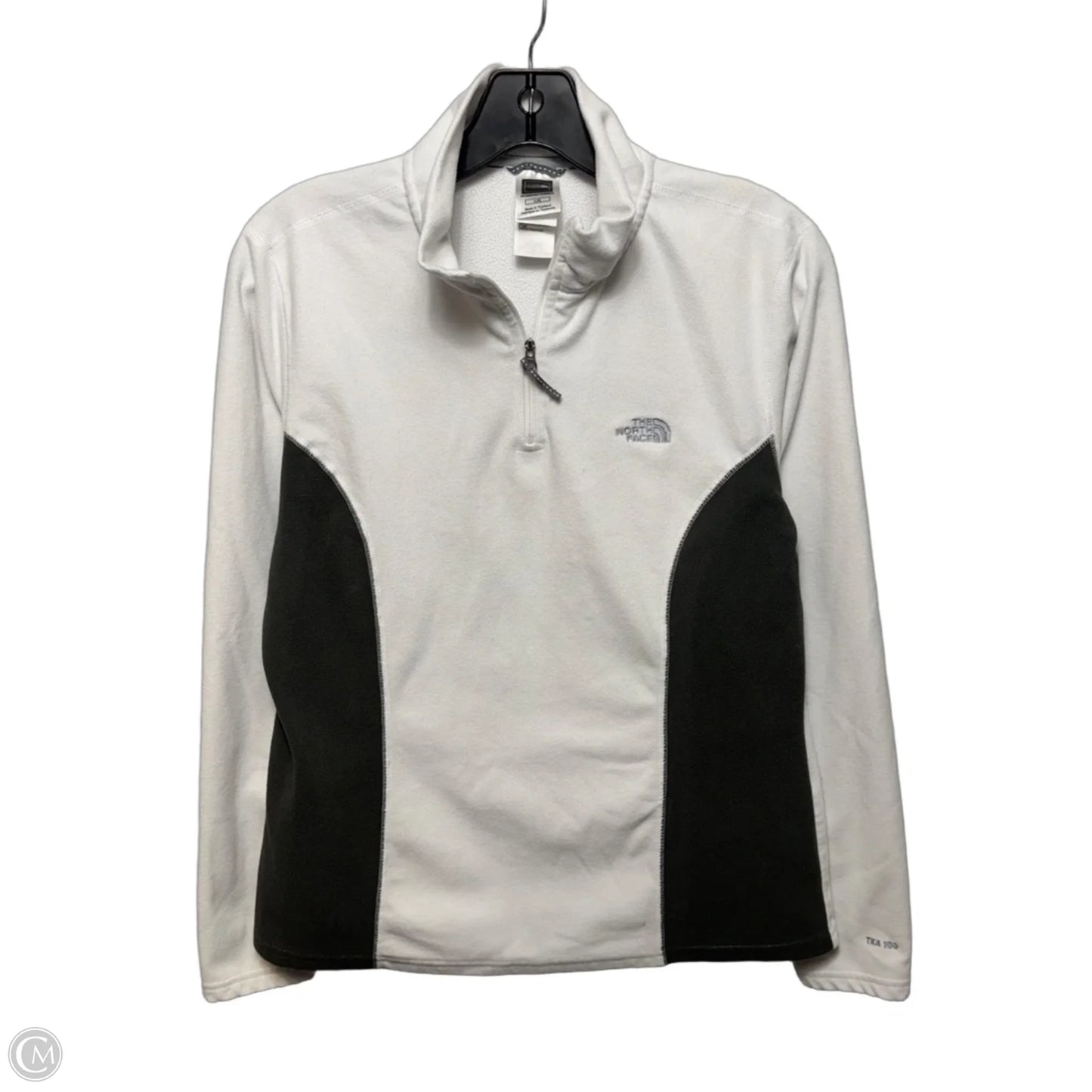 Athletic Jacket By The North Face In White, Size: L