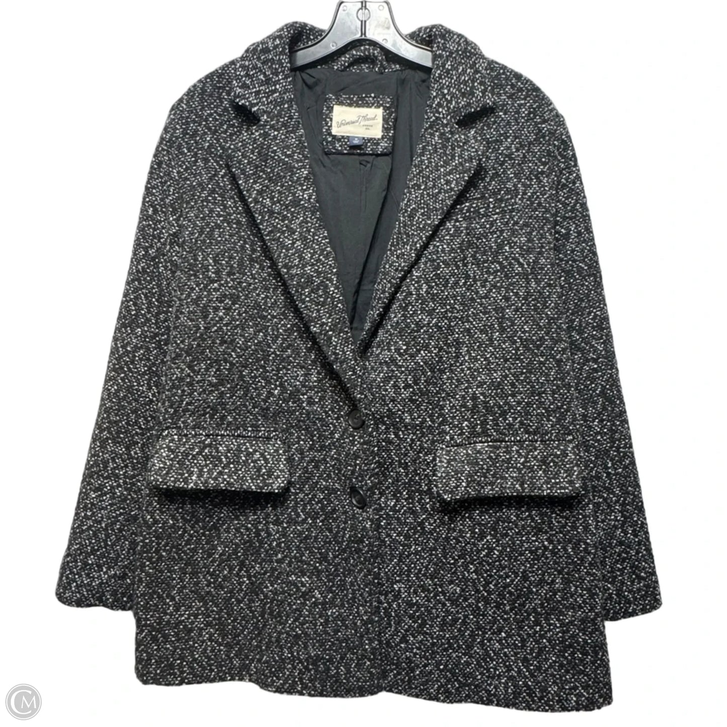 Wool coat By Universal Thread In Grey, Size: M