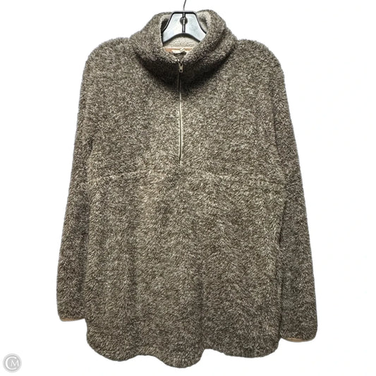 Jacket Fleece By Entro In Brown, Size: S