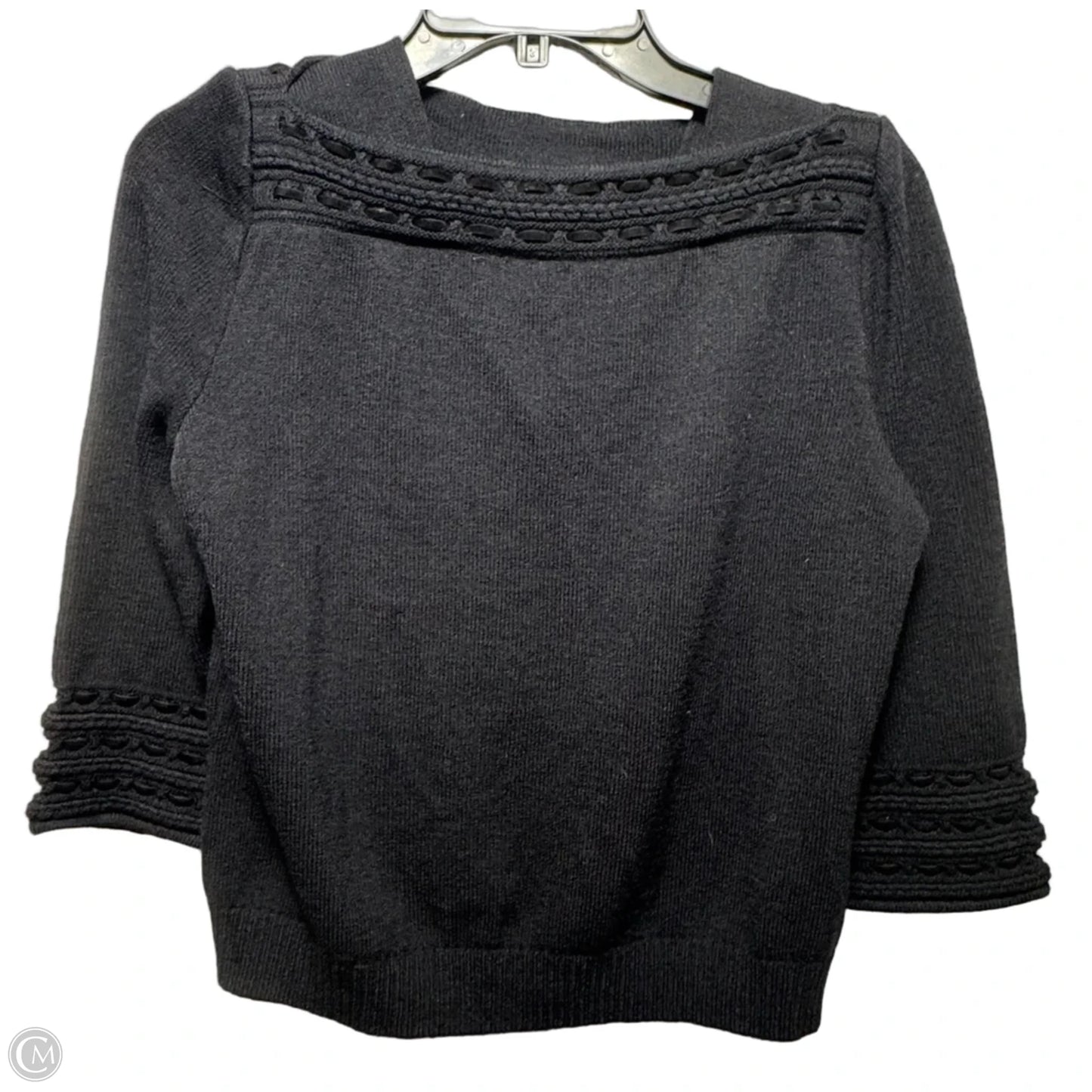 Sweater Cardigan Luxury Designer By St John Collection In Black, Size: S
