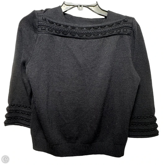 Sweater Cardigan Luxury Designer By St John Collection In Black, Size: S