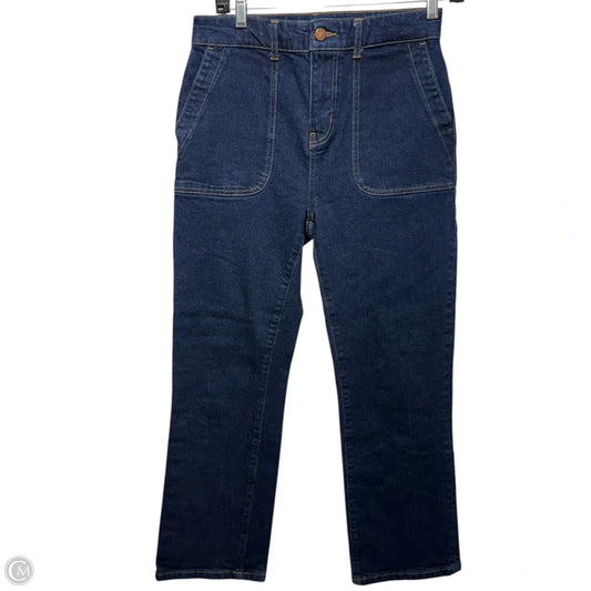 Utility Flare Jeans By Boden In Blue Denim, Size: 4