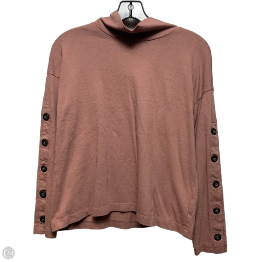 Top Long Sleeve By Madewell In Mauve, Size: Xs
